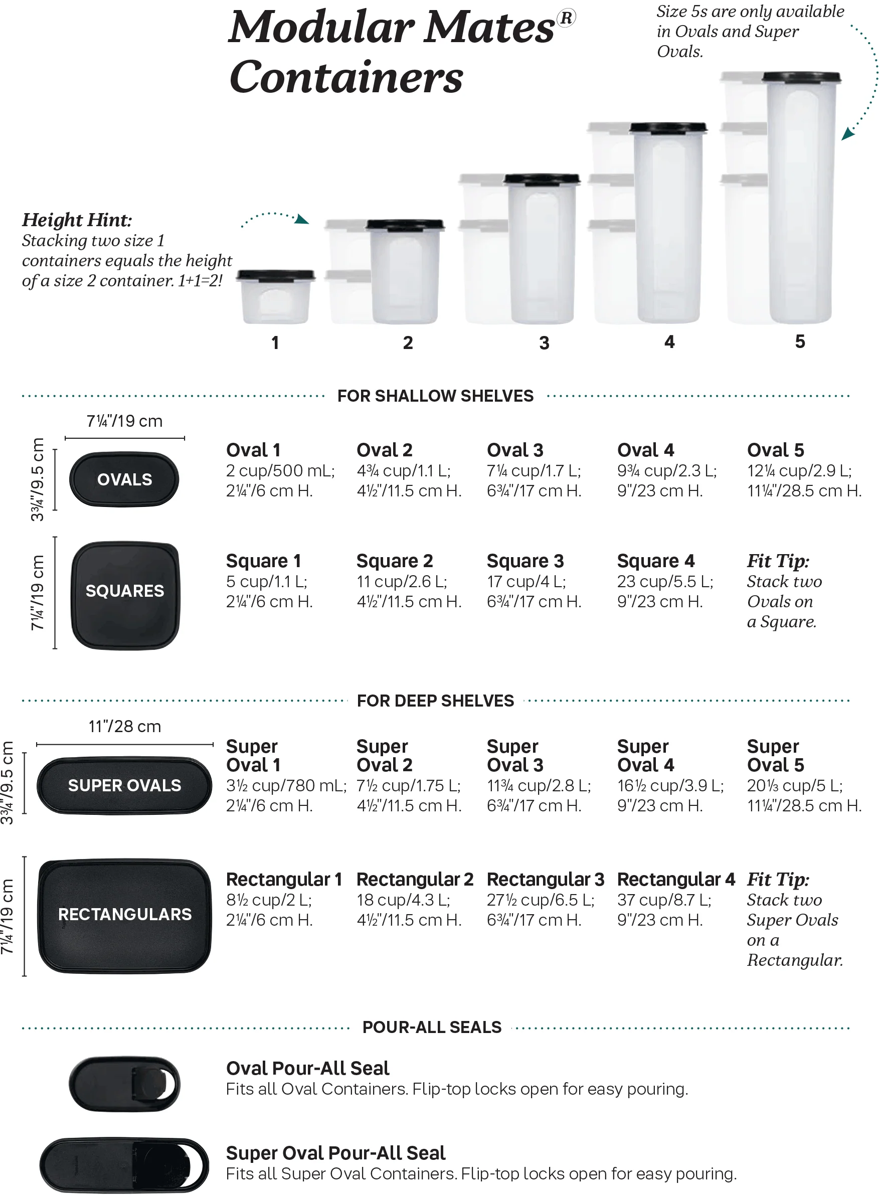 Tupperware® Modular Mates® Rectangular 3 | Food Storage Container - Image 6
