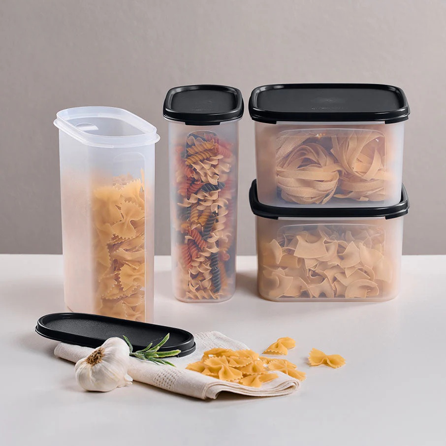 Tupperware® Modular Mates® | 4-Piece Set | Oval 4 & Square 2 Containers - Image 3