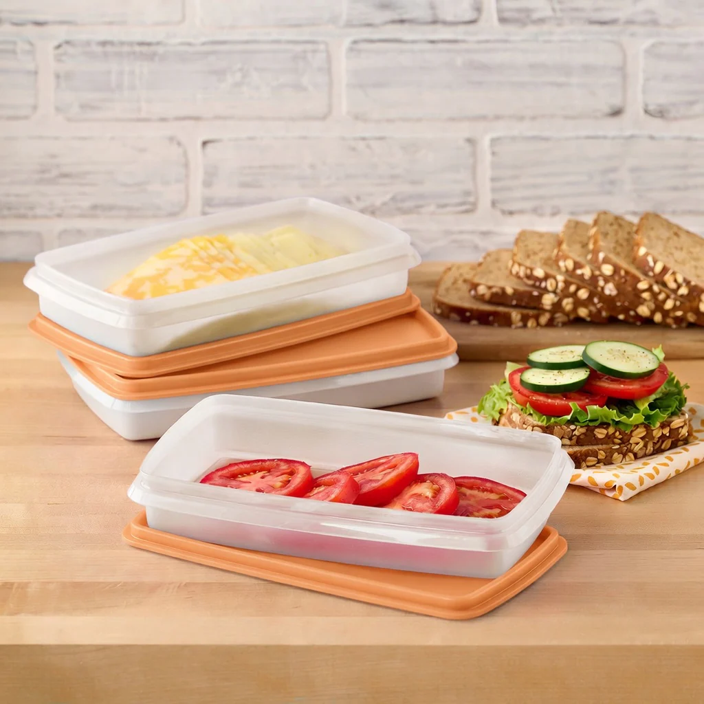 Tupperware® Snack-Stor® Slim Airtight Food Storage Containers (Set of 3) - Image 2
